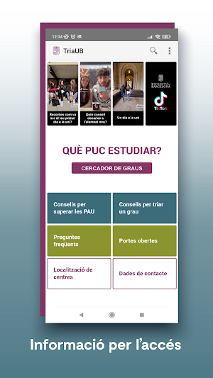 TriaUB | Accés a la Uni Screenshot 3