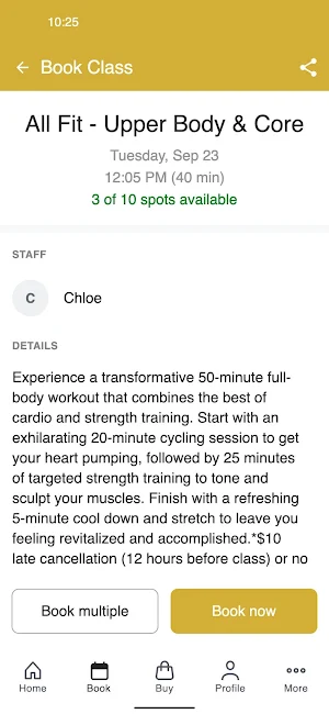All Fit Fitness Screenshot 2