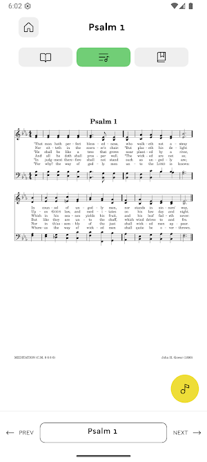 The Psalms App Screenshot 2