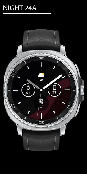 Night 24A - Analog Watch Face Screenshot 0