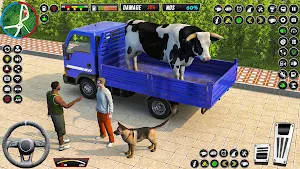 Real Animal Cargo Truck Game Screenshot 1