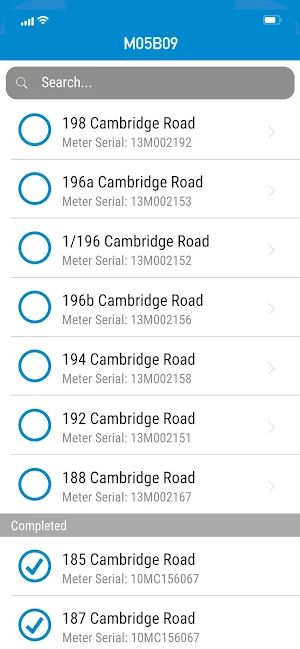 Downer Water Meter Utility Screenshot 1