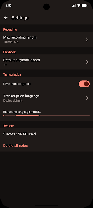 Yap! — Voice Notes & Widget Screenshot 2