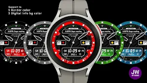 JW073 jwstudio watchface Screenshot 3
