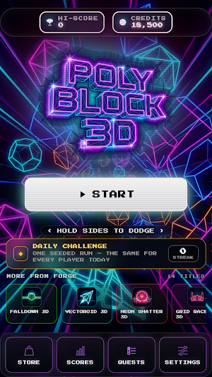 PolyBlock 3D: No WiFi Arcade Screenshot 3