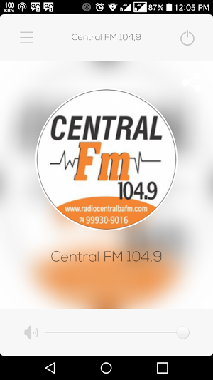 Central FM 104,9 Screenshot 1