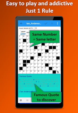 Codeword Puzzles Word games, fun Cipher crosswords Screenshot 1