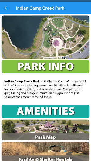 St. Charles County Parks Screenshot 2