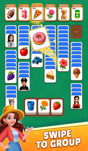 Category Match 3D: Emoji Sort Screenshot 1