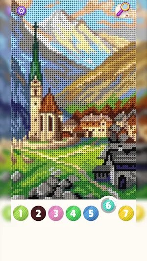 WoolStitch: color by number Screenshot 2
