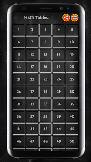 Math Tables Screenshot 1