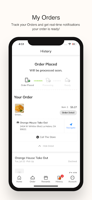 Orange House Take Out Screenshot 2
