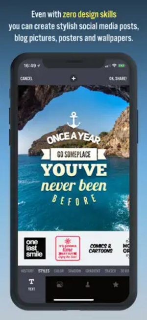 Typorama: Text on Photo Editor Screenshot 2