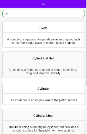 Marine Engineering Dictionary Screenshot 3