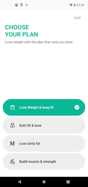 Weight loss and fitness women Screenshot 0