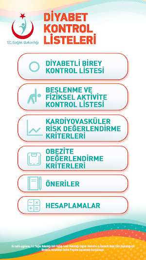 Diyabet Kontrol Listeleri Screenshot 1
