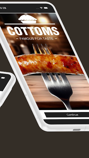 Cottoms Ordering App Screenshot 1