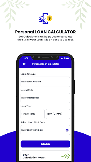 Loancash - Emi Loan Calculator Screenshot 2