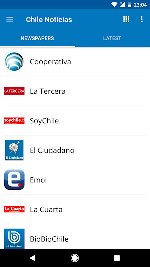 Chile News (Noticias) - Latest News Screenshot 0