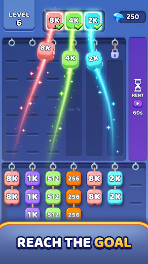 Linked Cubes 2048 Screenshot 2