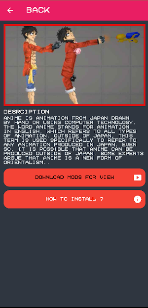 Anime For Melon Playgrounds Screenshot 1