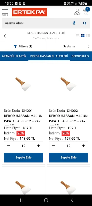 Ertekpa Hırdavat B2B Screenshot 1