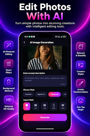 LensAI: AI Photo Editor Screenshot 1
