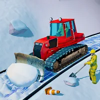 REAL SNOW EXCAVATOR: SNOW BLOWER CRANE SIMULATOR