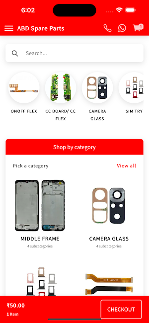 ABD Spare Parts Screenshot 0