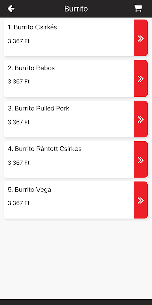 Mexican food gyorsétterem Screenshot 1