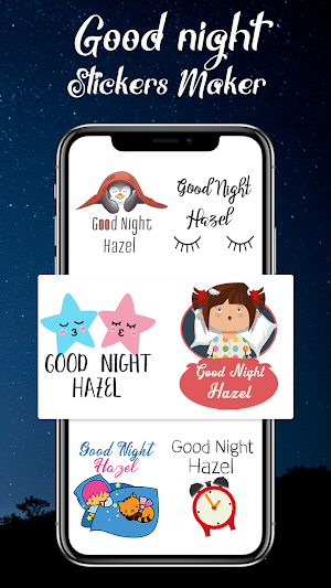 Good Night Stickers Maker For WAStickerApps Screenshot 0