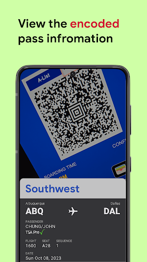 Boarding Pass Scanner Screenshot 3