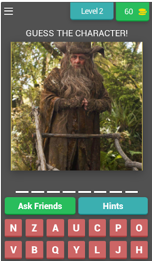 Lord of the Rings QUIZ Screenshot 3