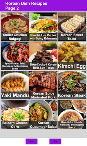 Korean Food Recipes : Cookbook Screenshot 1