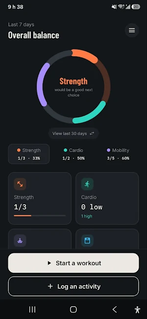 Balanced Athlete Screenshot 1