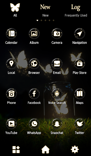 Luminescent Butterflies Theme Screenshot 2