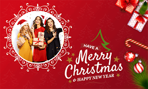 Christmas photo frame 2020, Christmas photo editor Screenshot 0