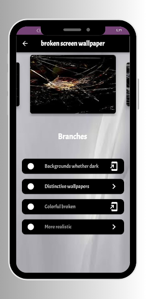 broken screen wallpaper Screenshot 3