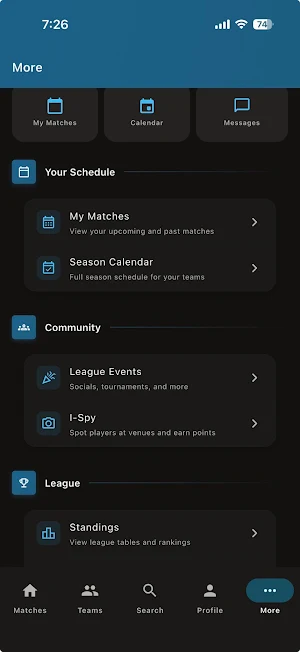 ECS FC Pub League Screenshot 2