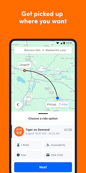 Tiger Bus On Demand Screenshot 1