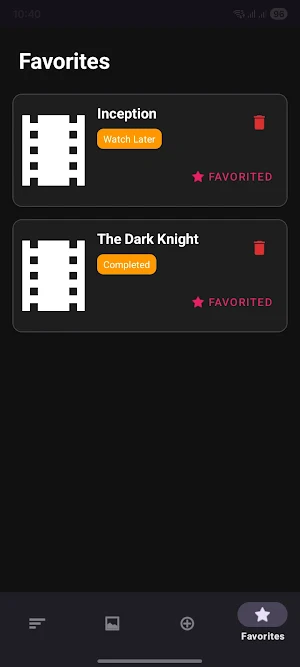Watchlist Tracker - Movie Log Screenshot 3