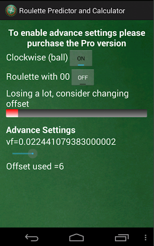 Roulette Predictor &Calculator Screenshot 3