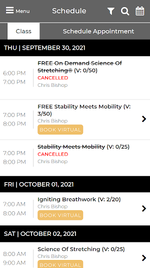 Transformation Nation Yoga and Wellness Screenshot 1