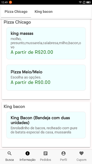 Pizzaria King Massas Screenshot 2