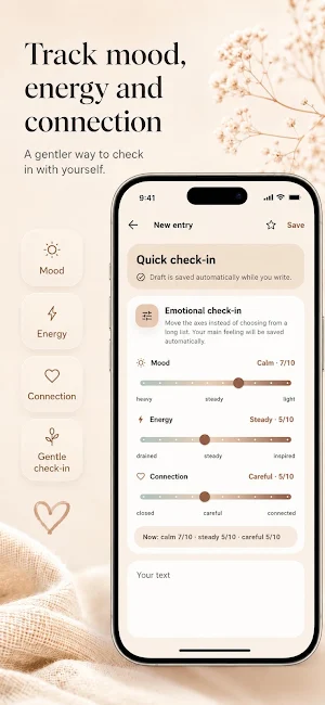 Self Reflection Journal Screenshot 1