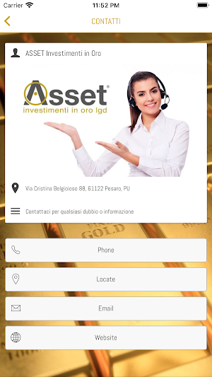 ASSET Investimenti in Oro Screenshot 1