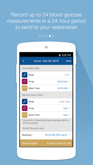 Pet Diabetes Tracker Screenshot 3