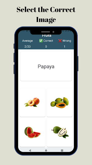 Fruits and Vegetables Quiz Screenshot 3