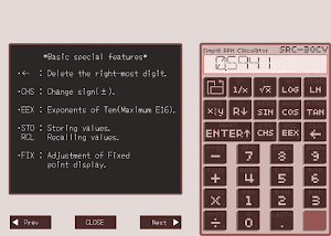 Simple RPN Calculator SRC-30CV Screenshot 2