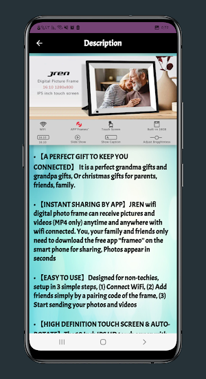 digital picture frame guide Screenshot 1